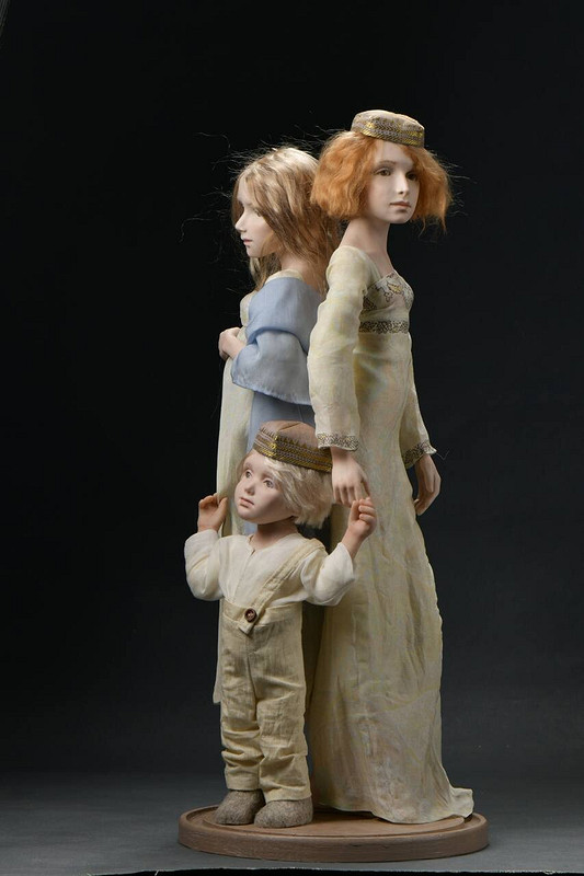 Фарфоровые куклы «Сёстры, часть вторая» от bebeka