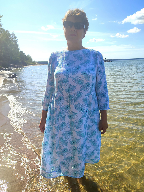 Платье с перышками для мамы от Любаева Светлана