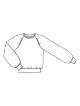 Пуловер с присборенными рукавами №112