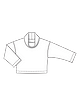 Пуловер свободного кроя №116
