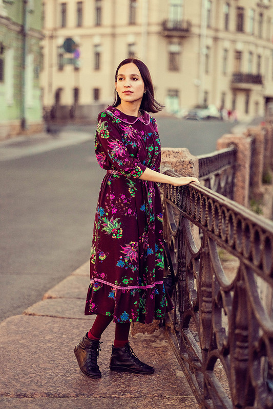 Платье из вискозы от Олеся Владимирова