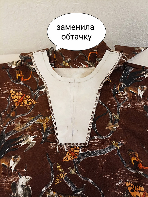 Пуловер с воротником-галстук от AnetaVladimirskaya