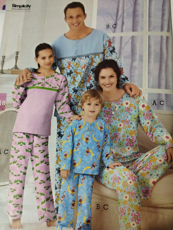 Домашние пижамки «Семейный флешмоб» от LarisaP