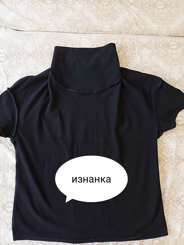 Топ-футболка, с драпирующимся воротником от AnetaVladimirskaya