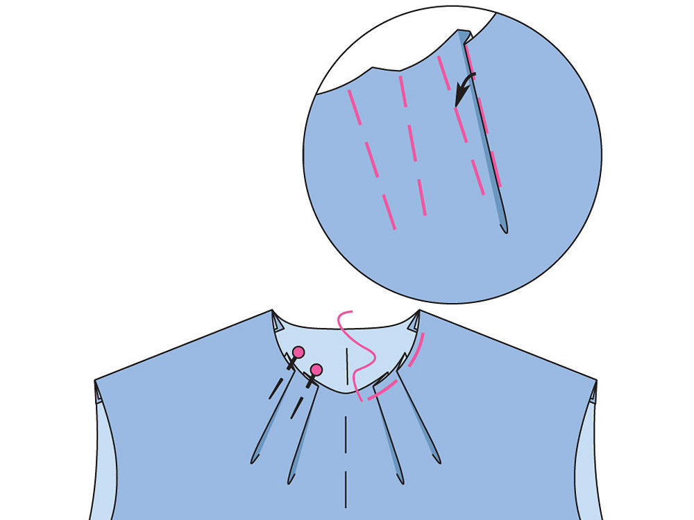 Как сшить блузку с воротничком в стиле «Питер Пен» своими руками: пошаговый мастер-класс