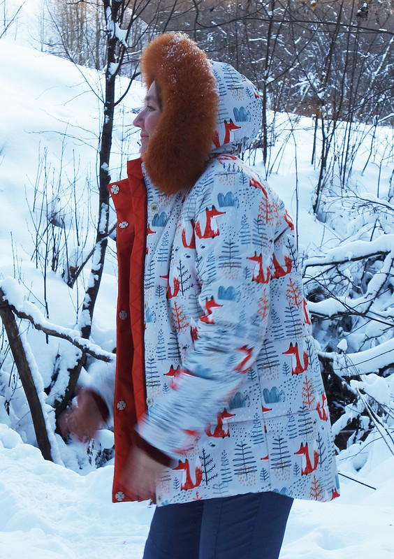 Зимняя куртка «Лисички в лесу» от _Lelik