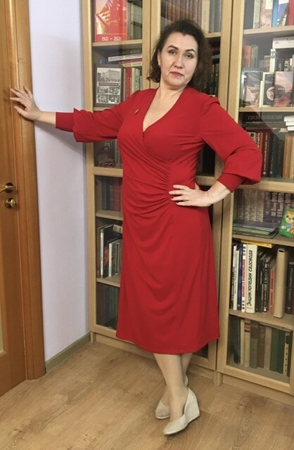 Платье красное от Panilena