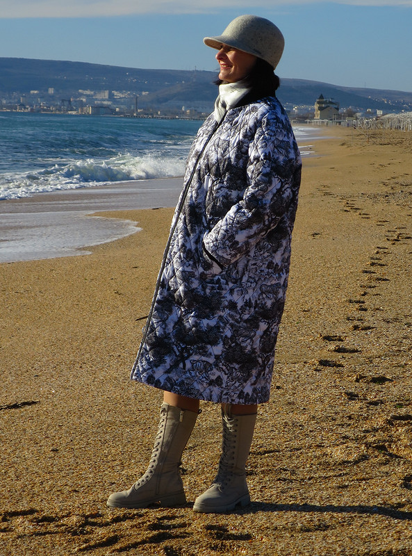 Пальто с анималистическим принтом от Татьяна Яковенко