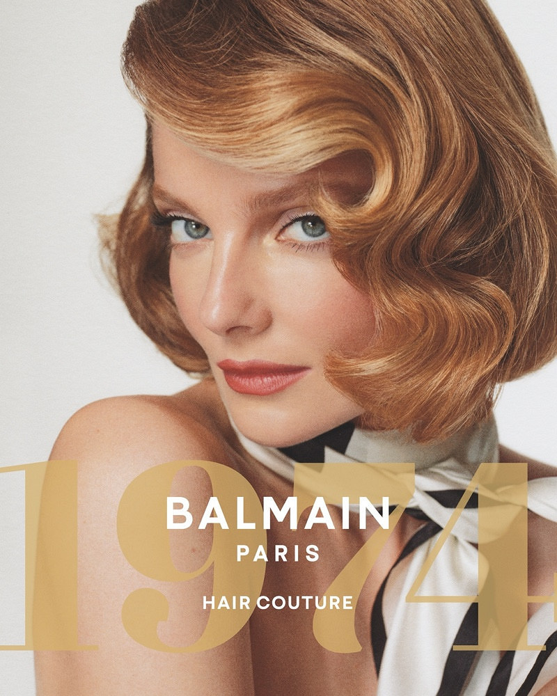 Новая фотосессия Balmain Hair наполнена ностальгией по 70-м