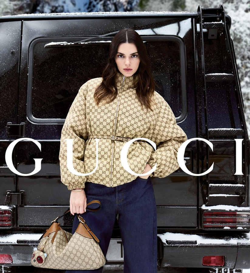 Gucci провел фотосессию на заснеженных склонах