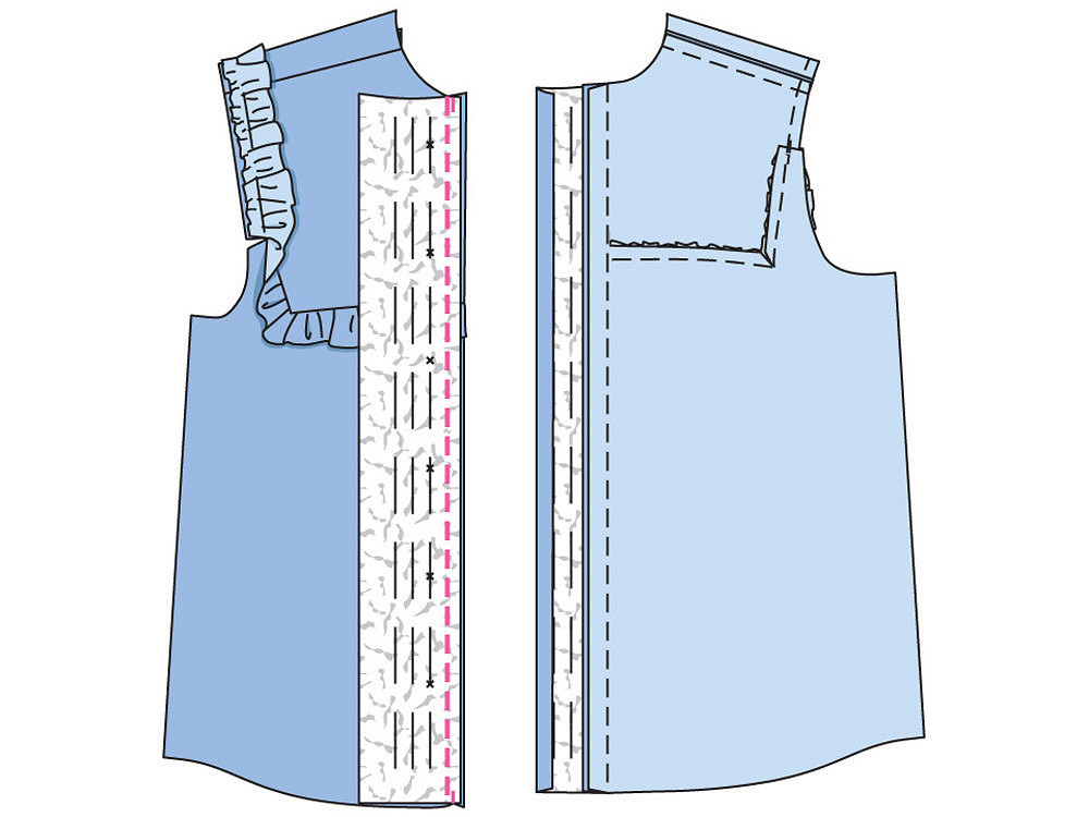 Как сшить блузку-рубашку с оборками своими руками: пошаговый мастер-класс
