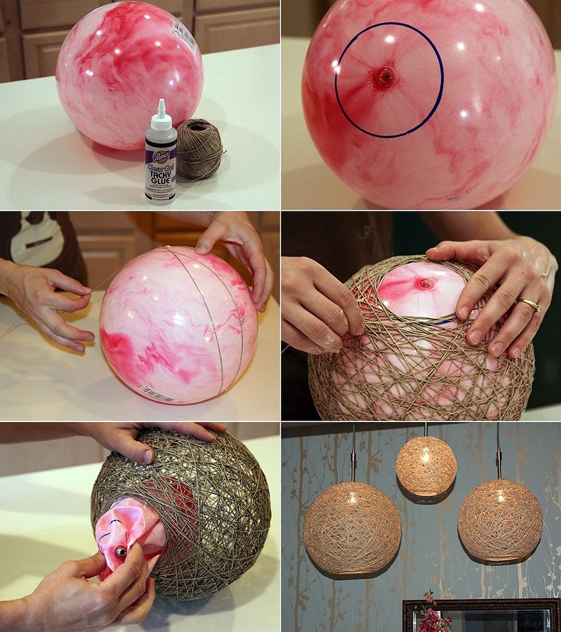 Как сделать шар из ниток и клея: пошаговая инструкция и 13 идей применения