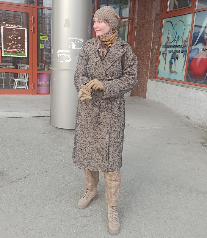 Крафтовое пальто от Ezhevika
