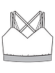 Короткий топ-бра №1 B