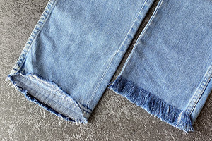 Как сделать бахрому на джинсах своими руками