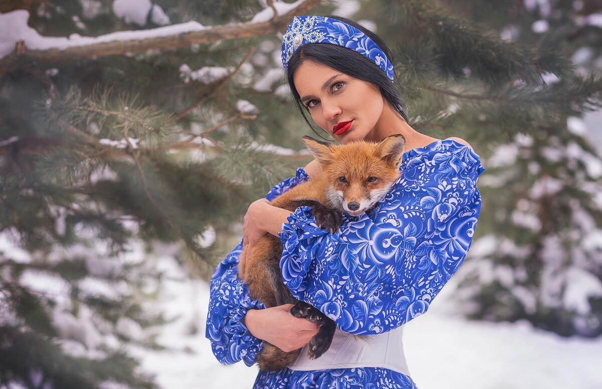 Платье в русском стиле №4 от Ксения Огнева