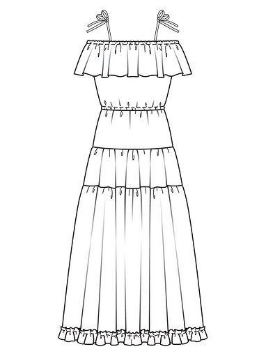 Платье в стиле бохо