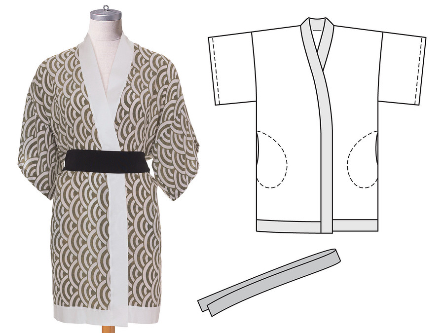 Как сшить кимоно в азиатском стиле своими руками: пошаговый мастер-класс