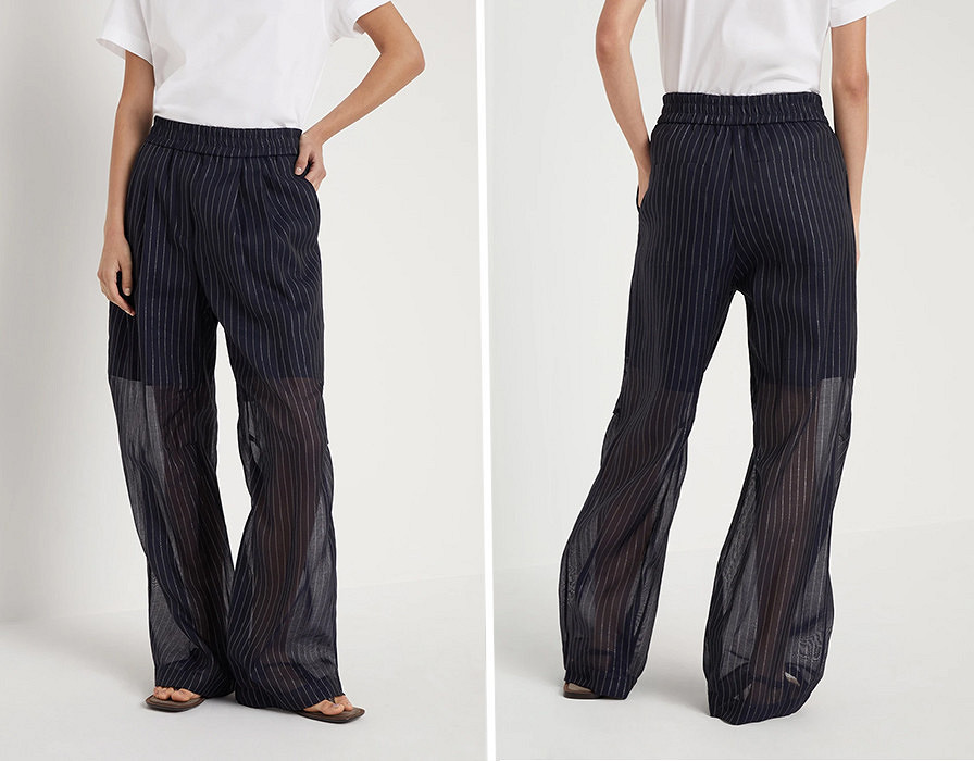 Вещь дня: полупрозрачные брюки от Brunello Cucinelli