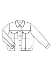 Куртка-рубашка из хлопкового твида