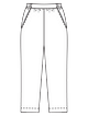 Брюки на эластичном поясе №419