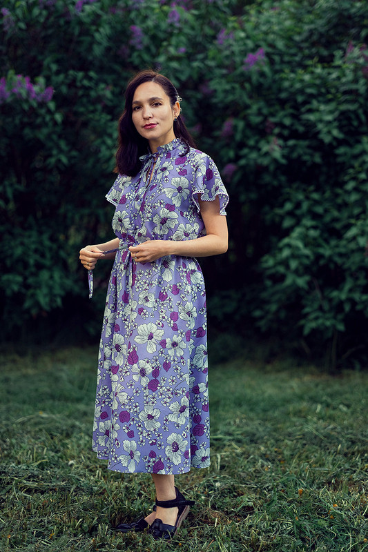 Сиреневое платье от Олеся Владимирова