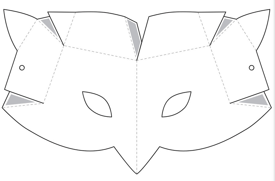 Как сделать маску из картона своими руками: шаблоны и инструкции