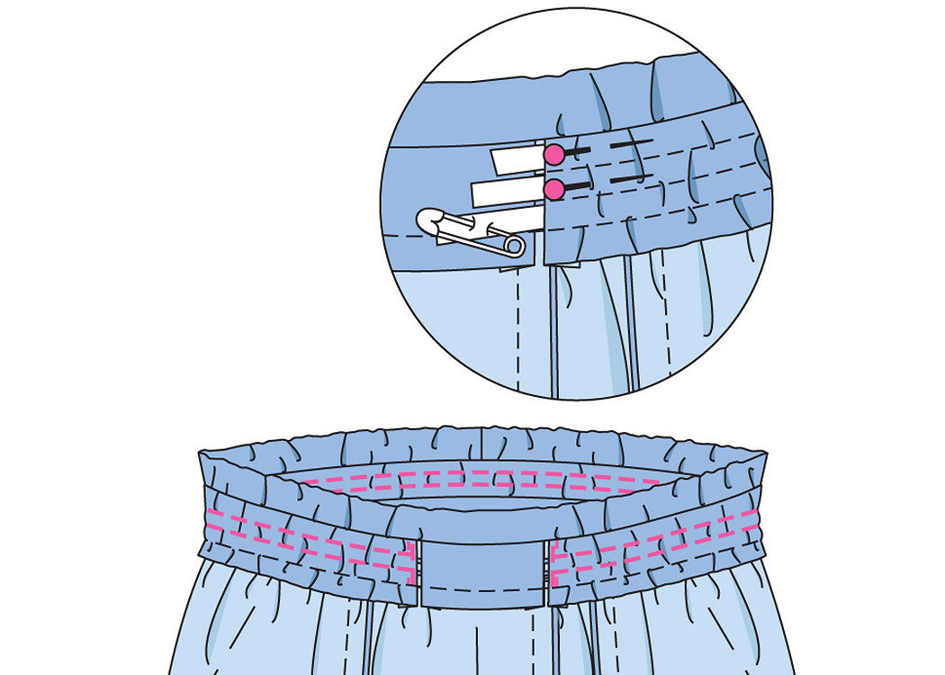 Как сшить брюки-бананы на эластичном поясе своими руками: пошаговый мастер-класс