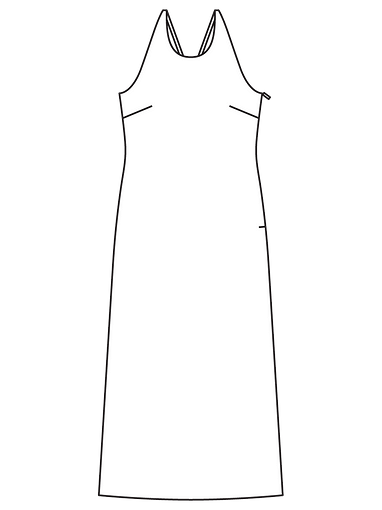 Платье-комбинация в бельевом стиле