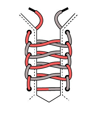 Как завязать шнурки: 8 необычных способов для разной обуви и формы стопы