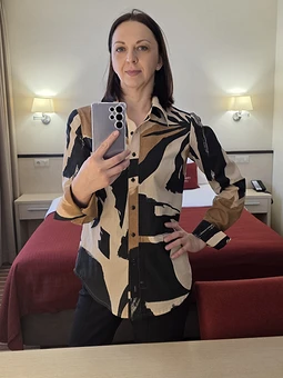 Блузка по очному курсу Академии Burda