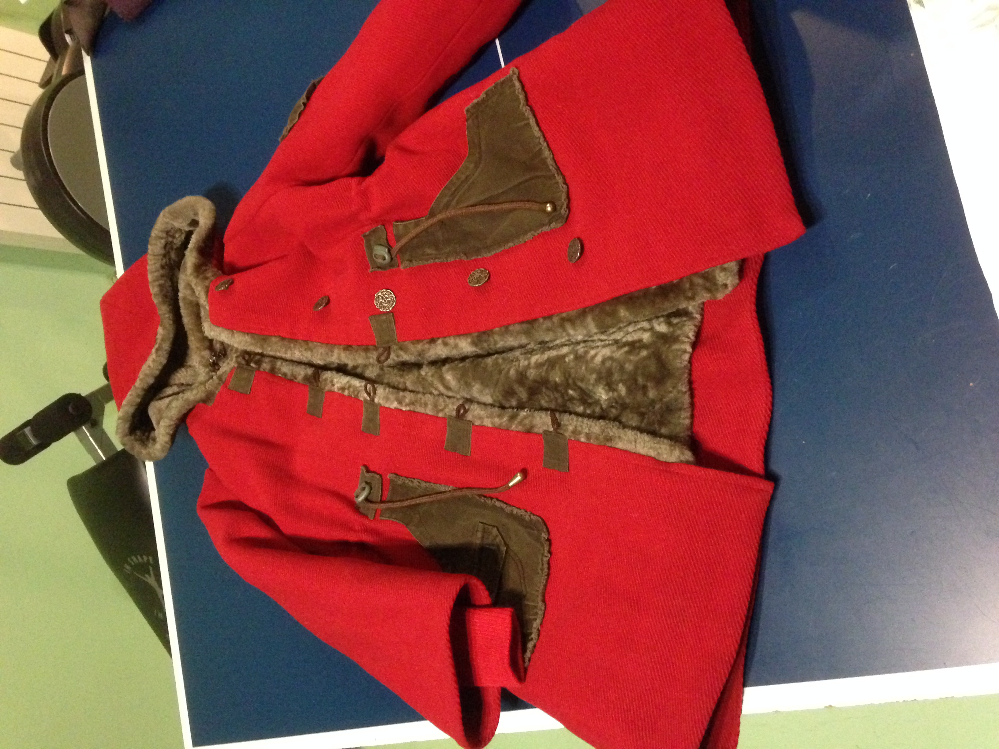 Переделка старой детской шубки в новое пальто на меху