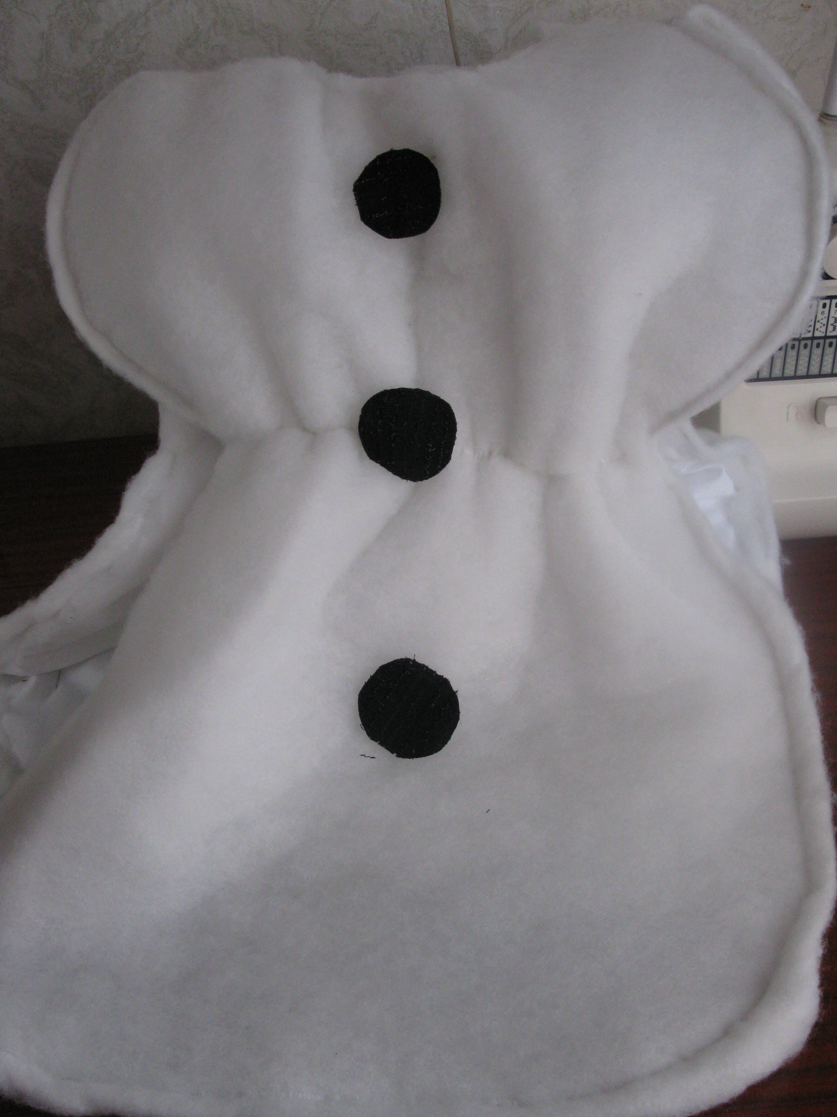 Новогодний костюм снеговика для мальчика