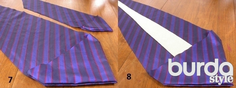 Как сшить мужской галстук