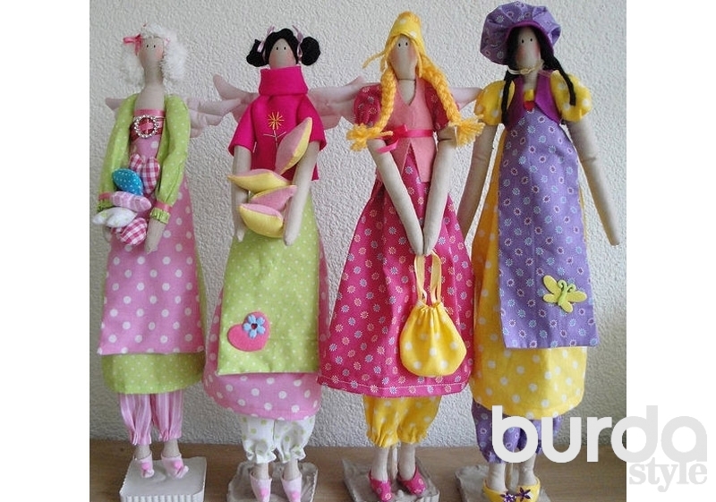 Набор для шитья текстильной куклы, как сшить куклу
