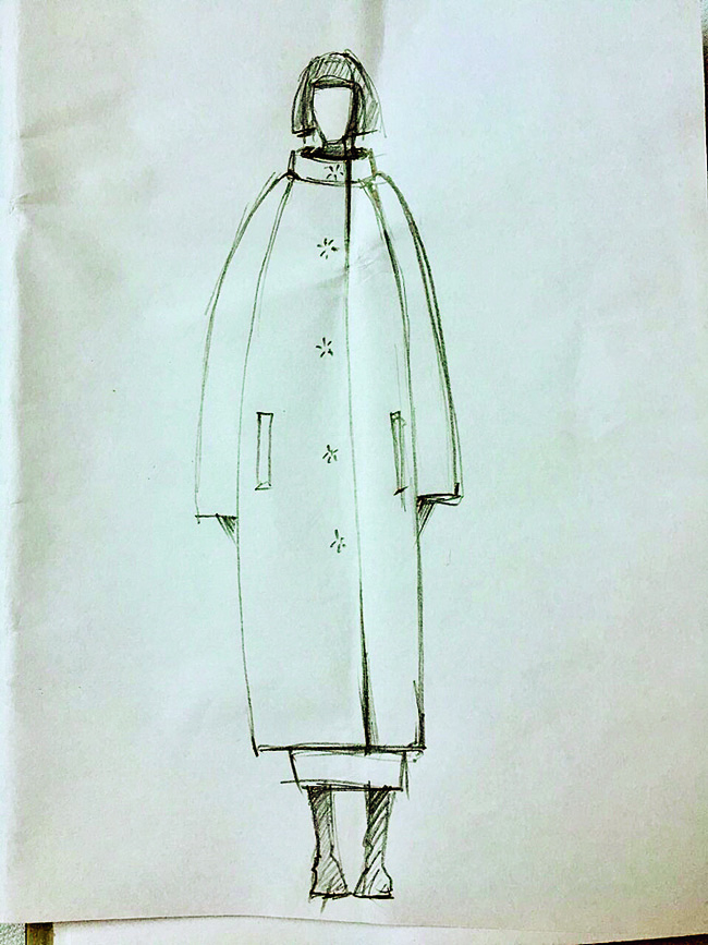 Юбилейный проект Burda. Пальто с рукавами реглан из Burda 4/1987