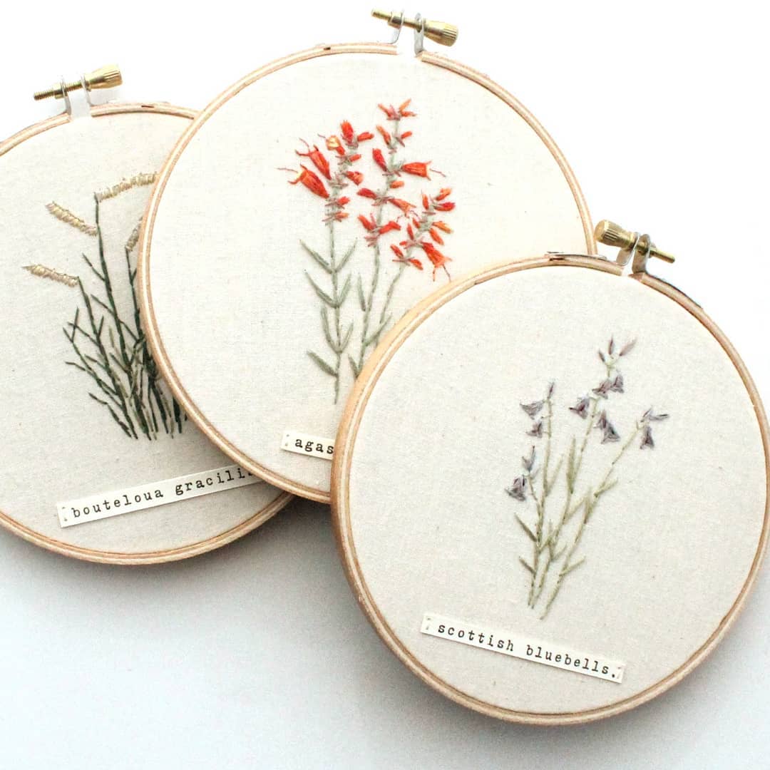 Ботаническая вышивка от художницы из Колорадо: Instagram недели