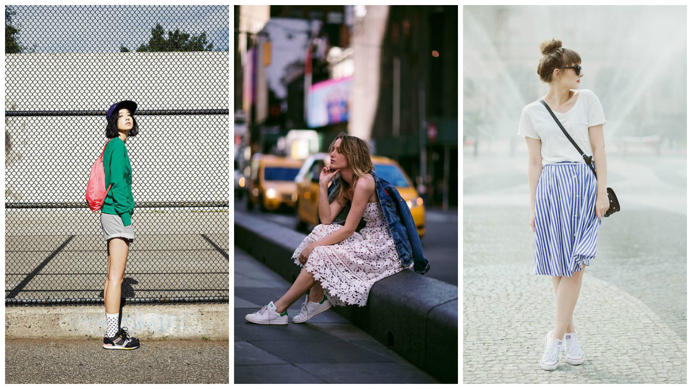 Как носить кеды и выглядеть стильно: 30 модных образов