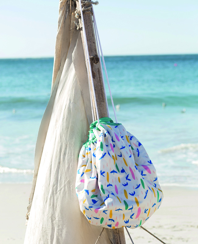 Пляжная сумка-коврик трансформер