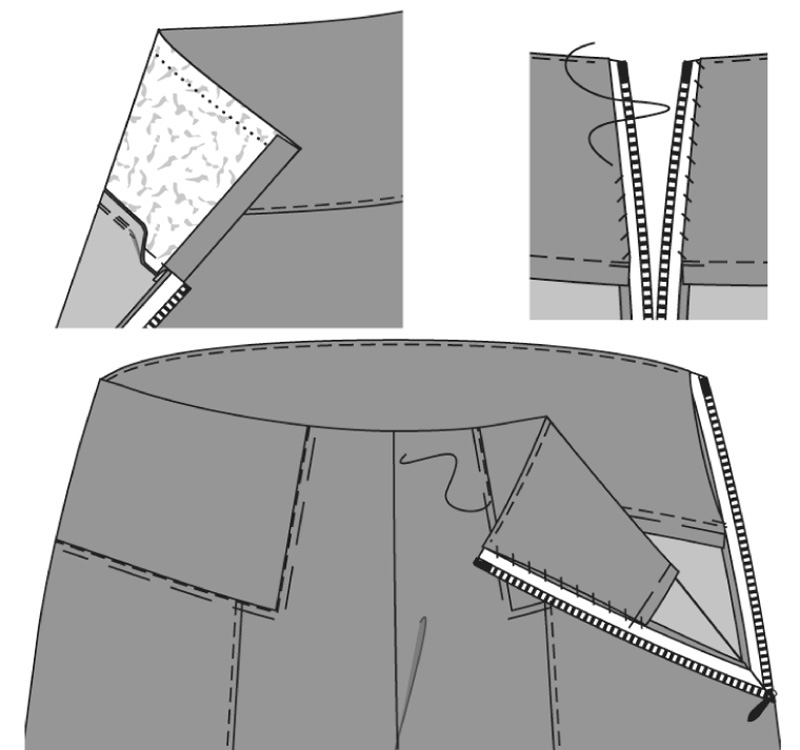 Базовая выкройка женских брюк — пошаговое построение