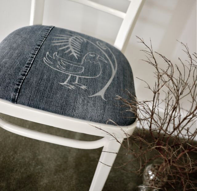 Сшить сидушку на стул из джинсов своими руками: выкройка, схемы и описание