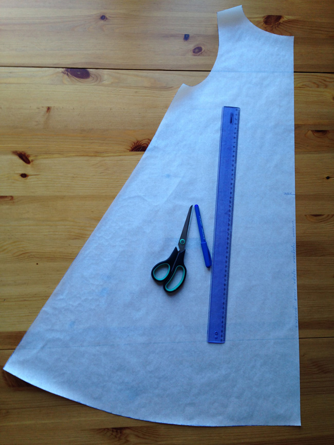 Как сделать выкройку расклешенного платья