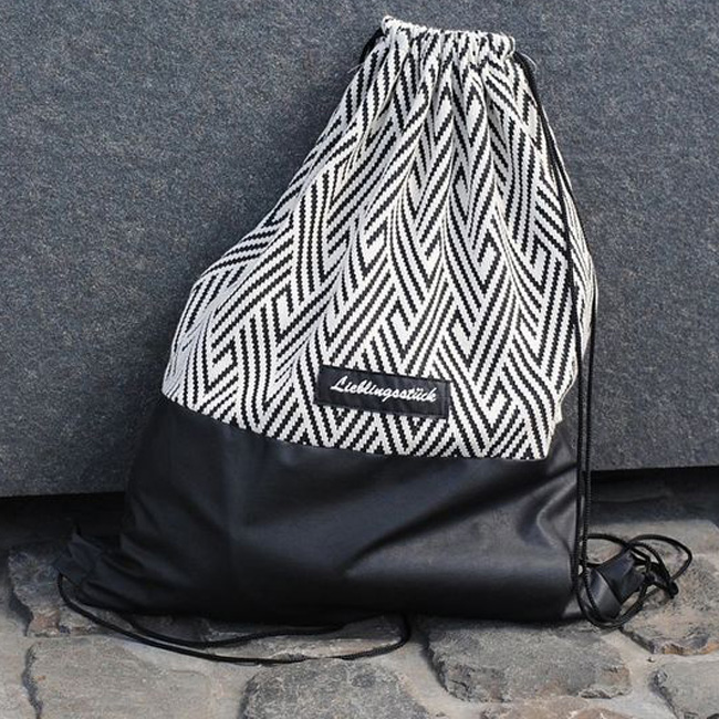 Рюкзак-мешок для сменной обуви своими руками — BurdaStyle.ru