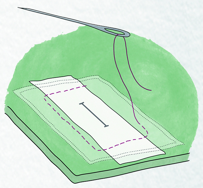 Как делать петли на тонких тканях