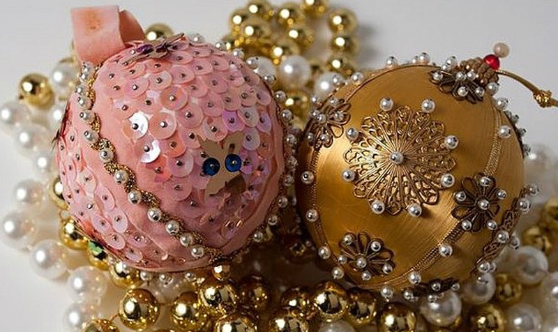 Новогодние шары своими руками – оригинальный праздничный декор