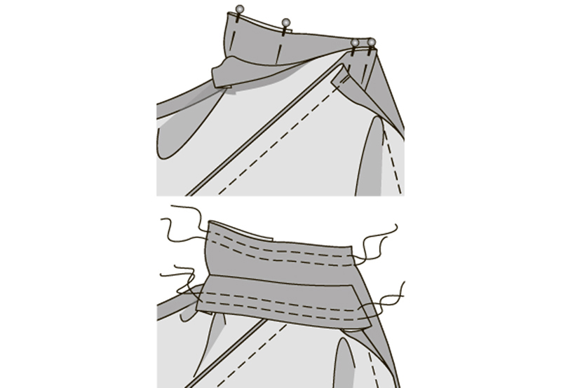 Как сшить платье-футляр с драпировкой спереди