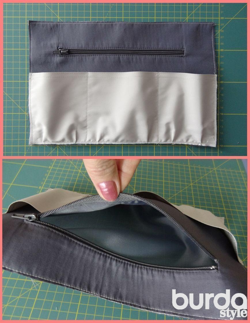 Как сделать внутренний карман в сумке