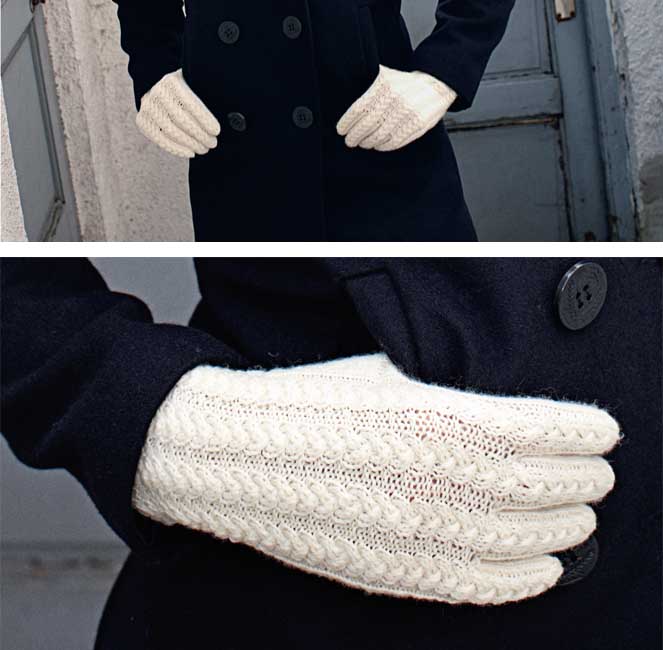 Мужские вязаные перчатки: делаем на примере классической модели и митенок на пяти и на двух спицах