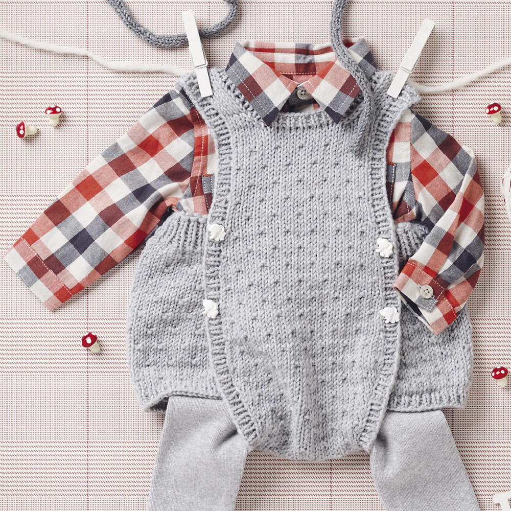 Описание, схема, выкройка для вязания штанишек спицами для новорожденных