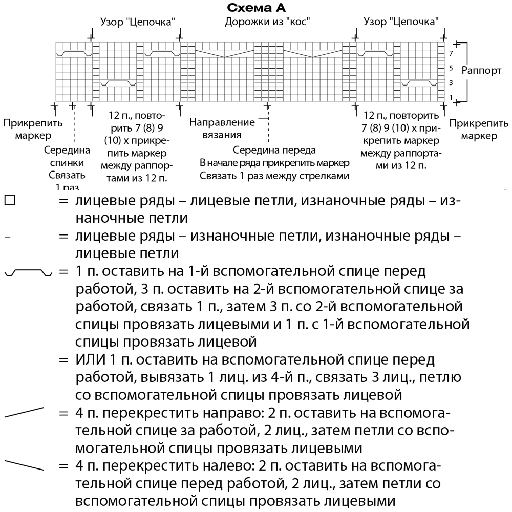 Пуловер с V-образным вырезом горловины